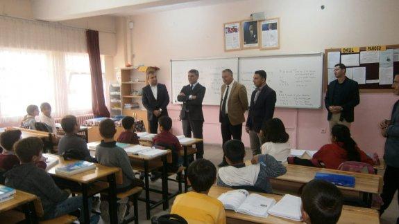 Kaymakamımız Sayın Mehmet Ali ÖZKAN Okulumuz  İMKB Yatılı Bölge Ortaokulunu ziyaret ettiler.