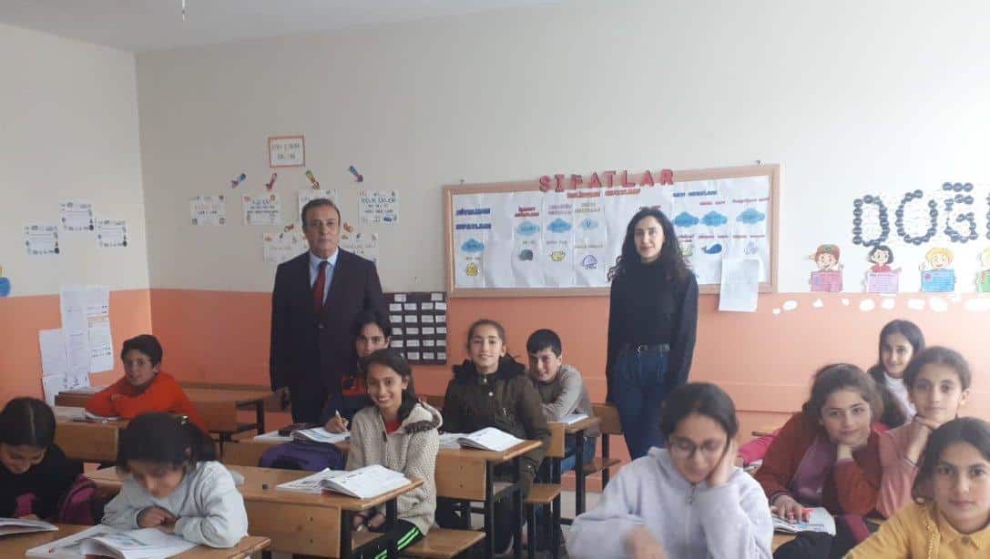 İlçe Milli Eğitim Müdürü Sayın Hüseyin ULUDAĞ Benekli Köyü Ortaokulunu Ziyaret Etti.