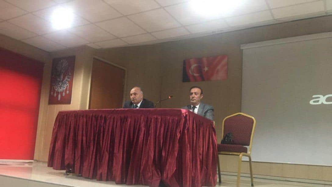 İl Milli Eğitim Müdürümüz Sayın Mehmet Emin KORKMAZ İlçemizde LGS-YKS Değerlendirme Toplantısı Gerçekleştirdi