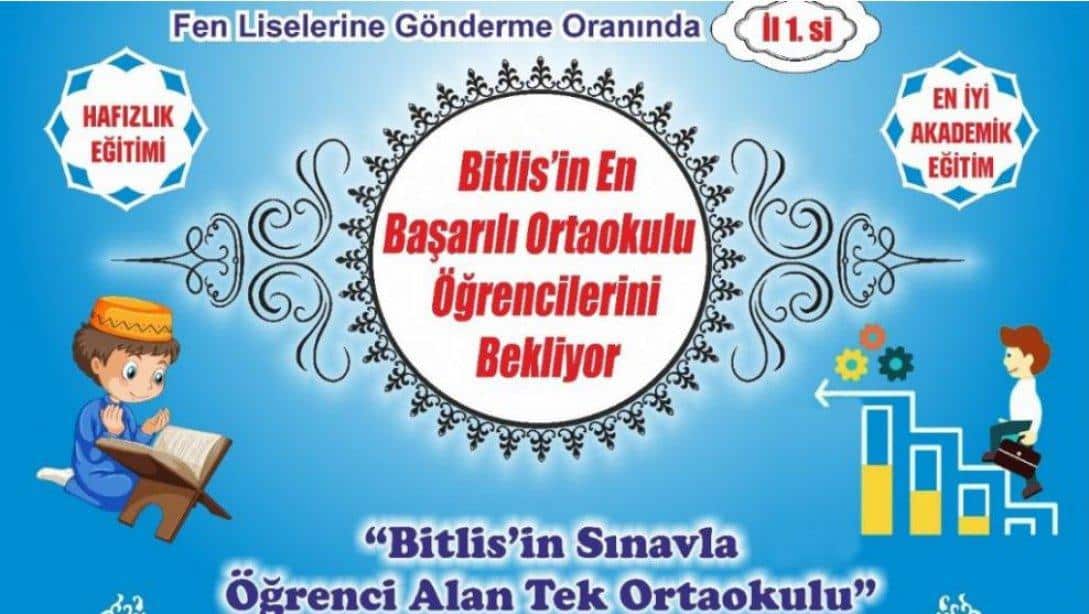 İlçemizde Sınavla Öğrenci Alan Tek Proje Okulu Sultan Alparslan İmam Hatip Ortaokulunda Sınav Kayıtları Başladı.